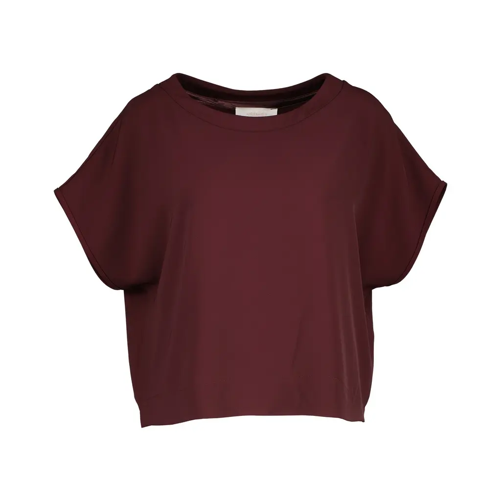 BLOUSE CHIETI BORDEAU