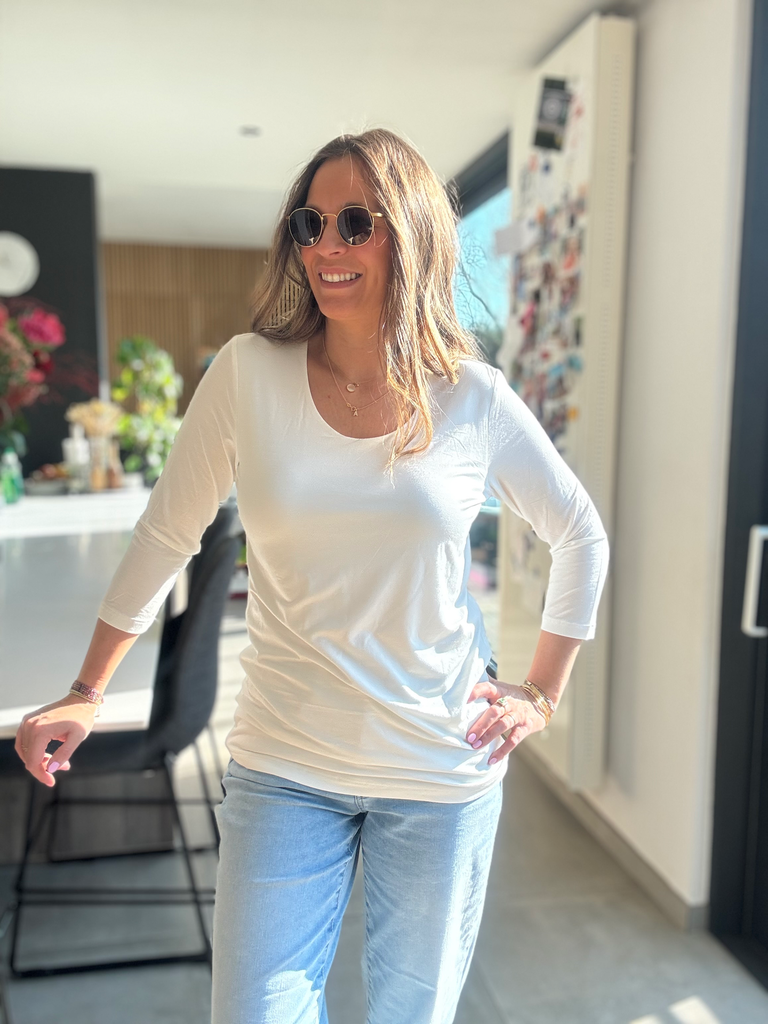 TEE SHIRT ECRU MARICA