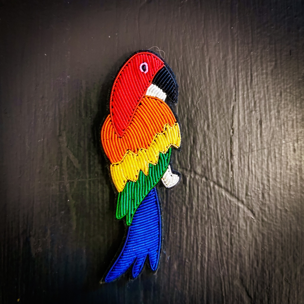 BROCHE BIG PARROT TISSEE 