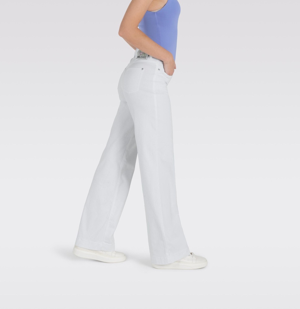 JEANS MAC WIDE blanc