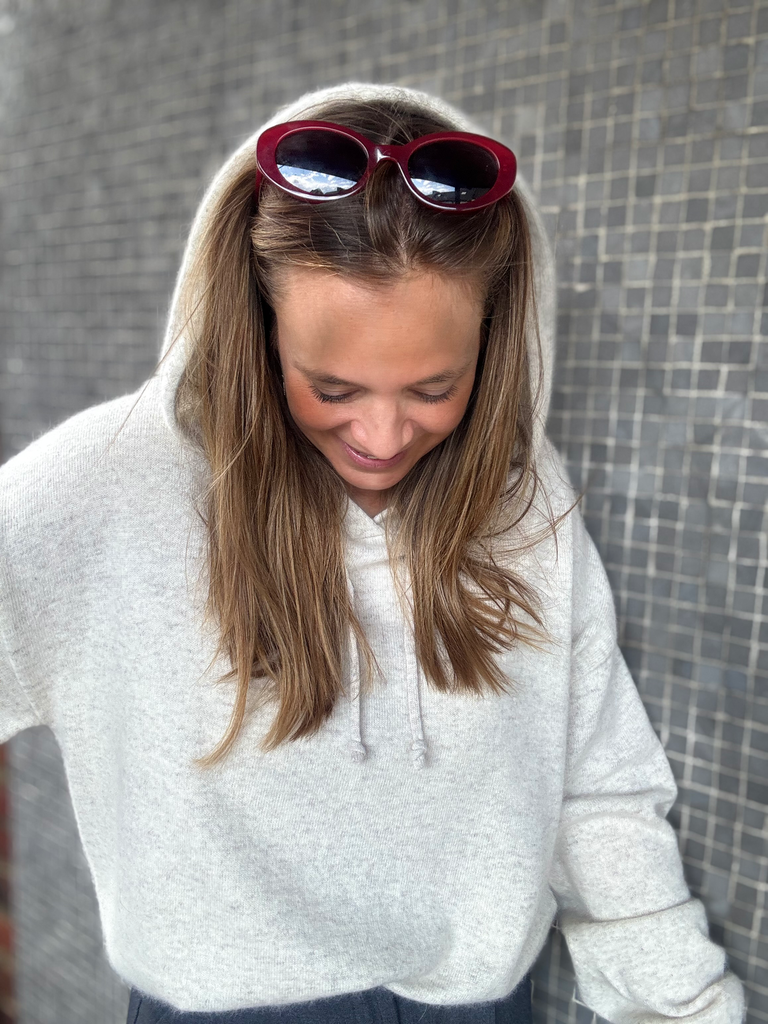 PULL PUEBLO CAPUCHE TWINS BEIGE CHINE