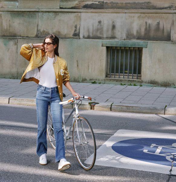 JEANS MAC LAURA WINTER BABY BLUE