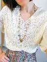 PULL FIN CROCHET 