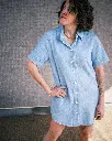 ROBE CHEMISE DENIM