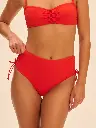 CULOTTE TAILLE HAUTE DE BIKINI SELECT ROUGE 