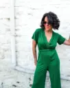COMBI-PANTALON VERTE