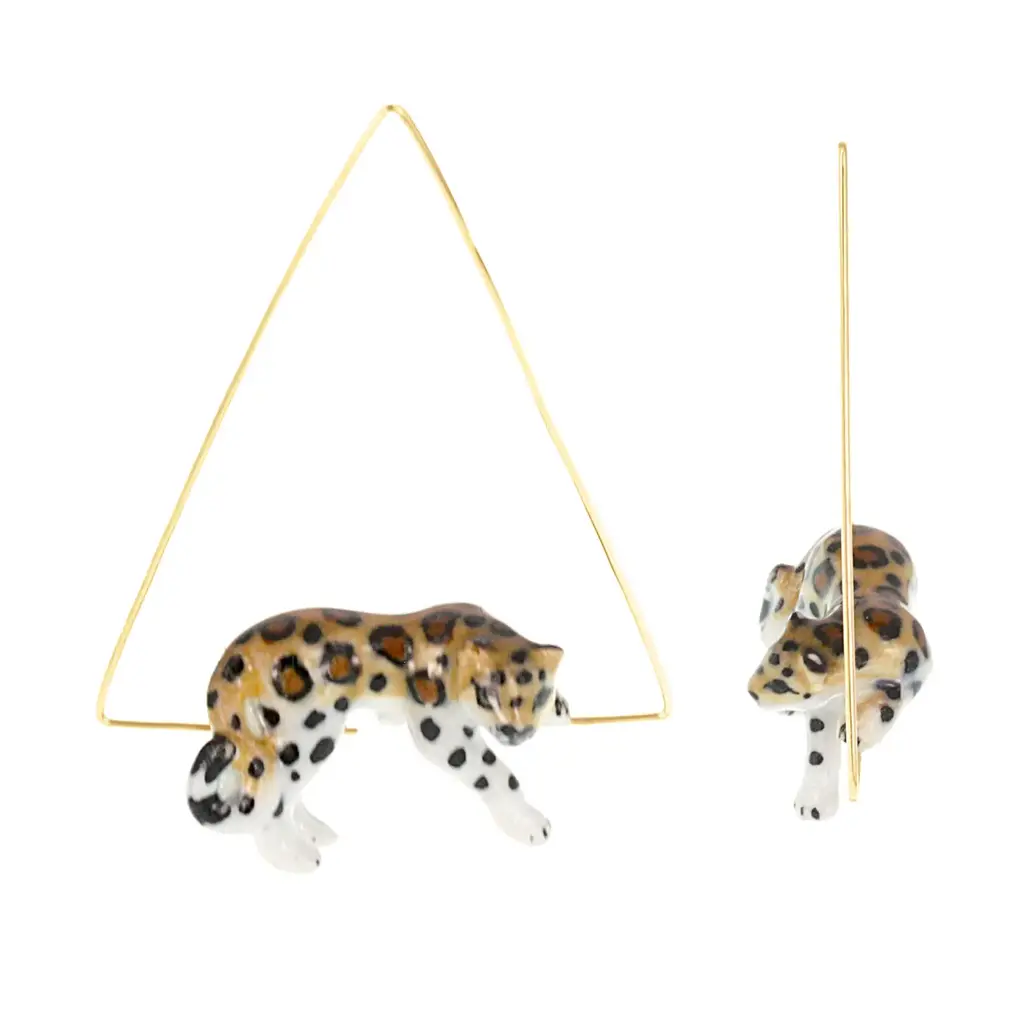 BOUCLES D'OREILLES LEOPARD