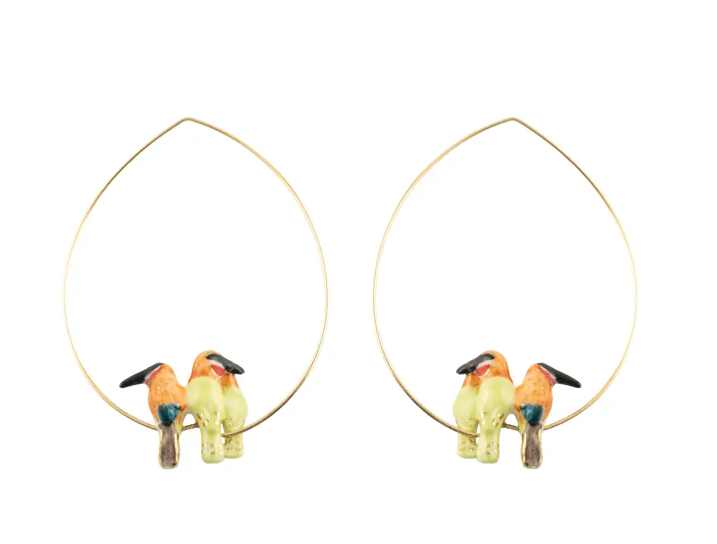 BOUCLES D'OREILLES TRIO BIRD