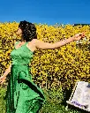 ROBE LONGUE VERTE