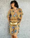 ROBE CAMEL/BLEUE 