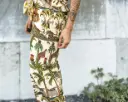 PANTALON  JUNGLE VERTE/BRUNE  