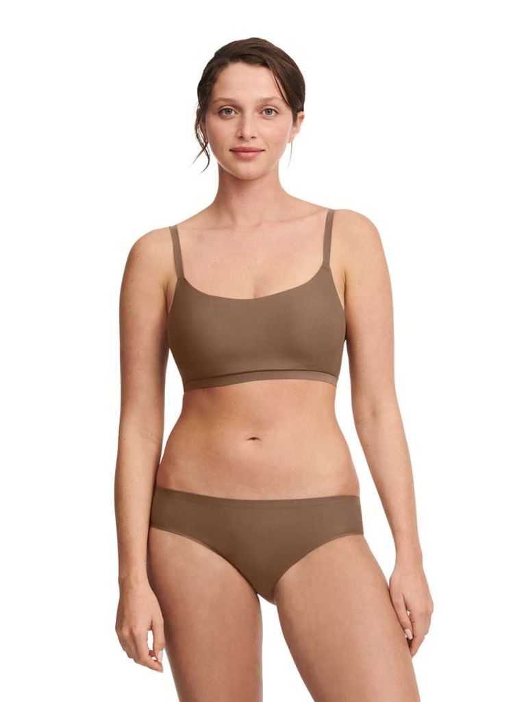 SOFT STRECH BRALETTE CHOCO