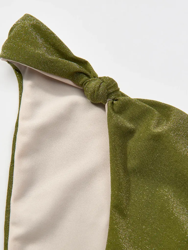 BAS DE BIKINI LUREX VERT 