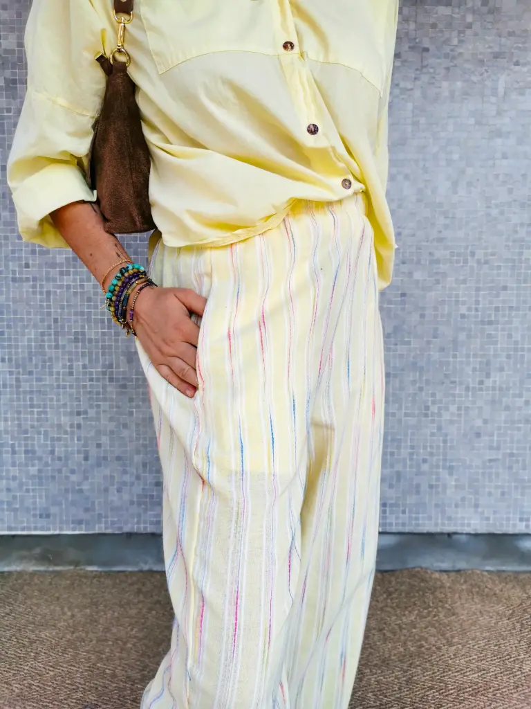 PANTALON MAGIQUE JAUNE LIGNE JOHANNA 