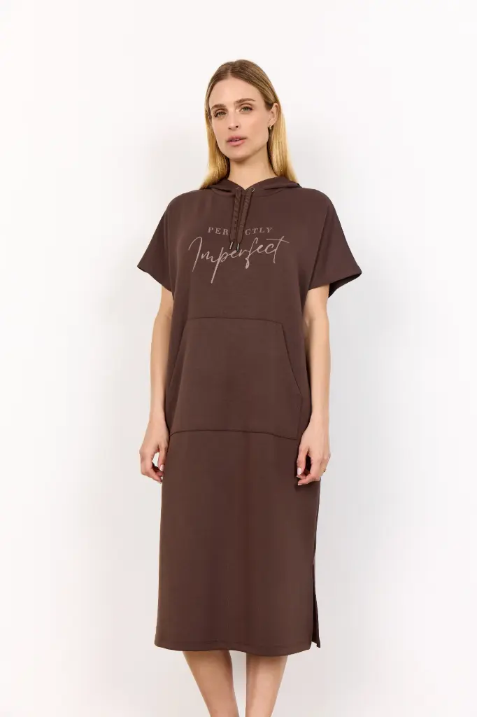 ROBE A CAPUCHE BANU MARRON