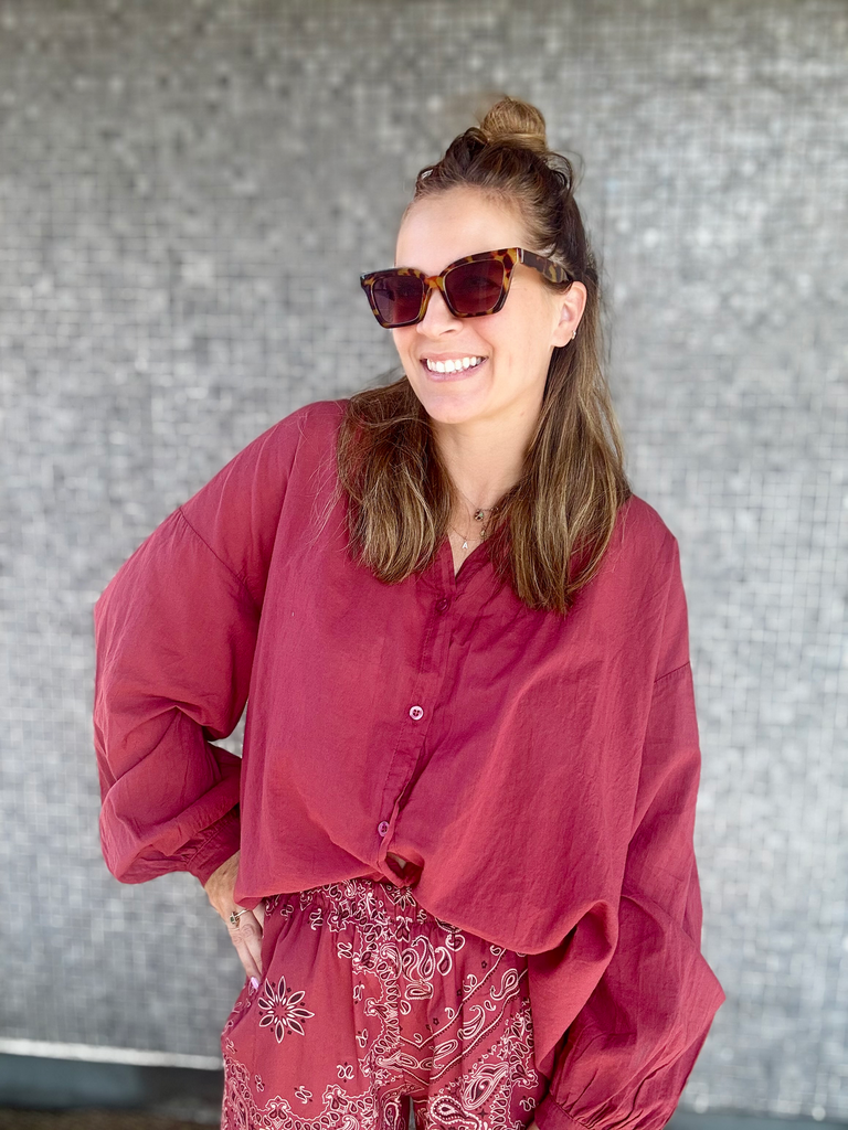 CHEMISE TERRACOTTA