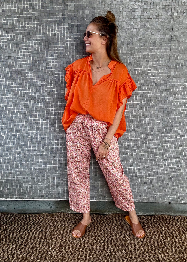 PANTALON MAGIQUE FLEURI 