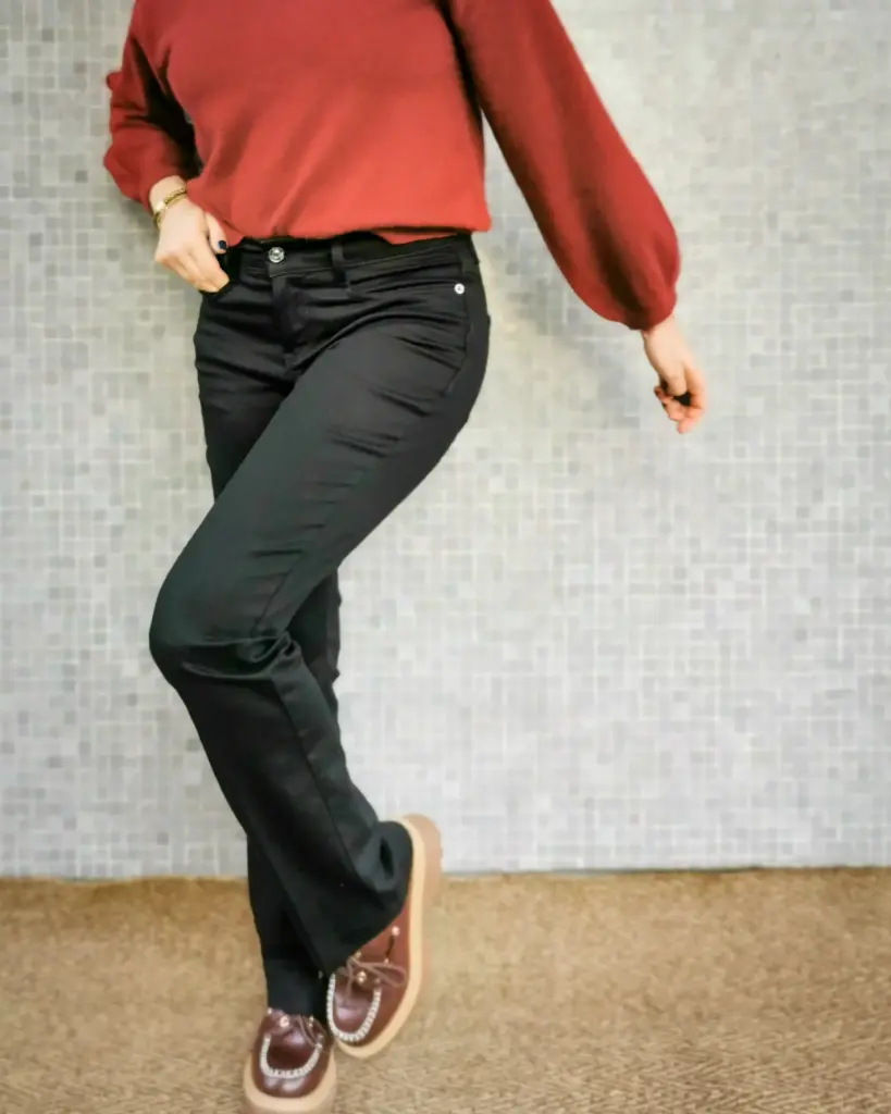 JEANS BOOT NOIR MAC  
