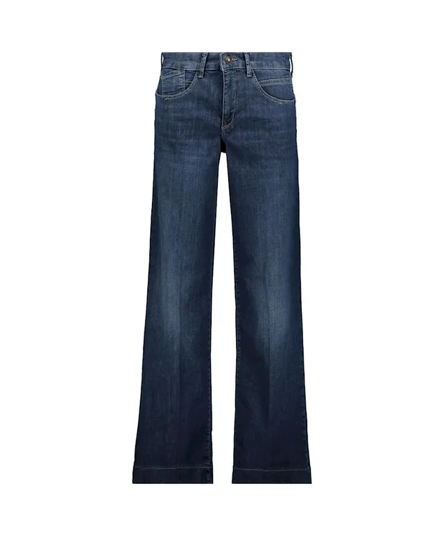 [5233] JEANS PALAZZO BLEU MOYEN MAC   (34/32)