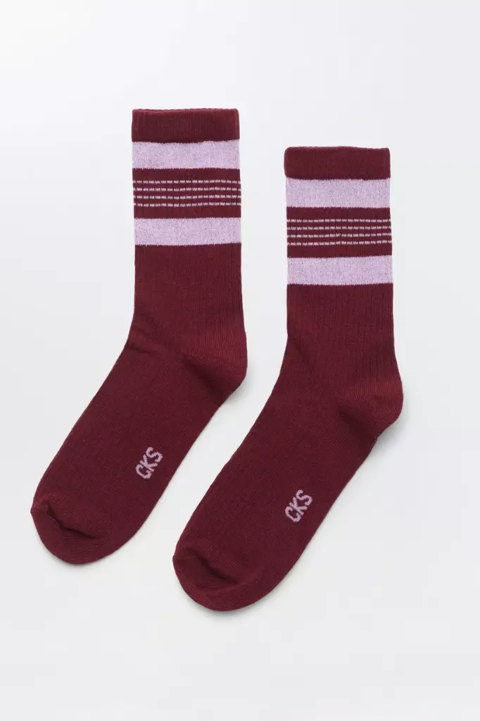 CHAUSSETTES HAPPINESS BORDEAU