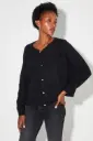 CARDIGAN BABY ALPAGA NOIR