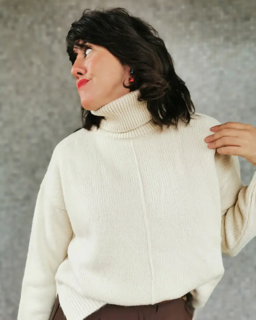PULL ECRU COTON