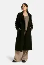 MANTEAU LAINE NOIR