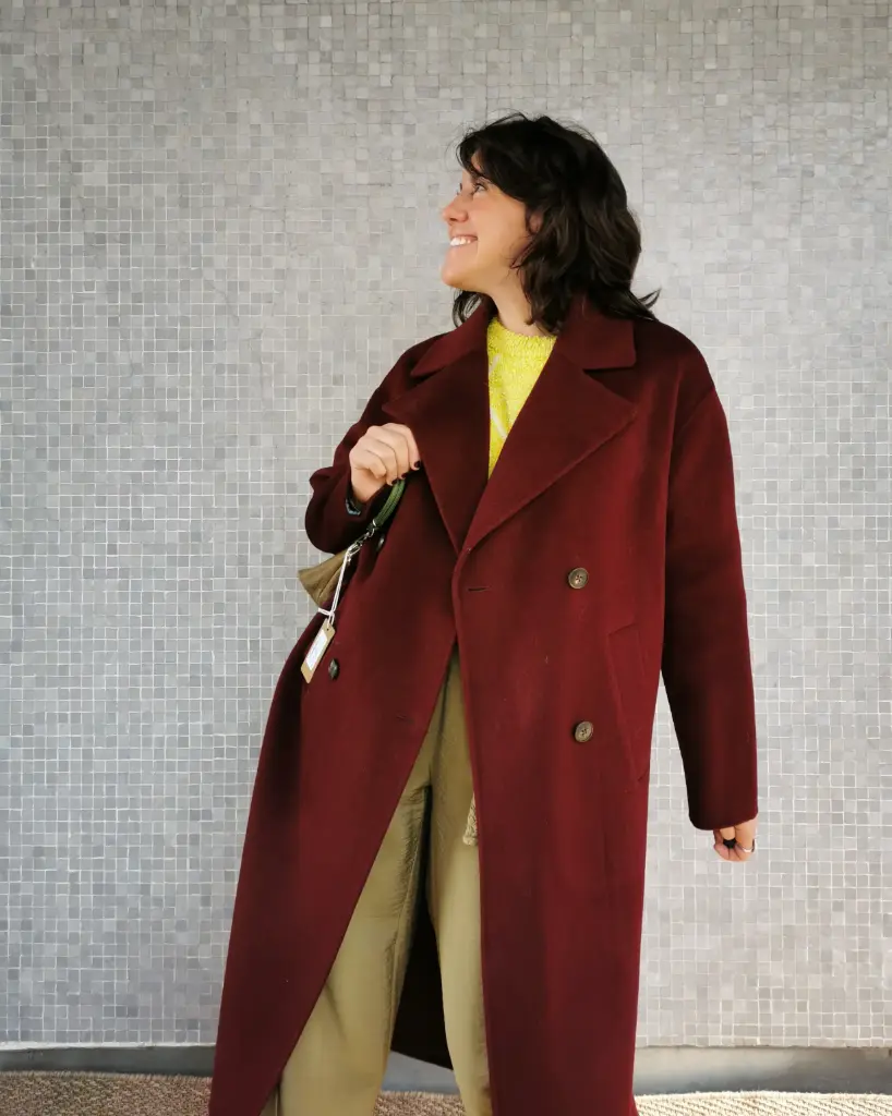 MANTEAU LAINE VINO