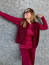 GILET ONYX SANS MANCHE BORDEAU