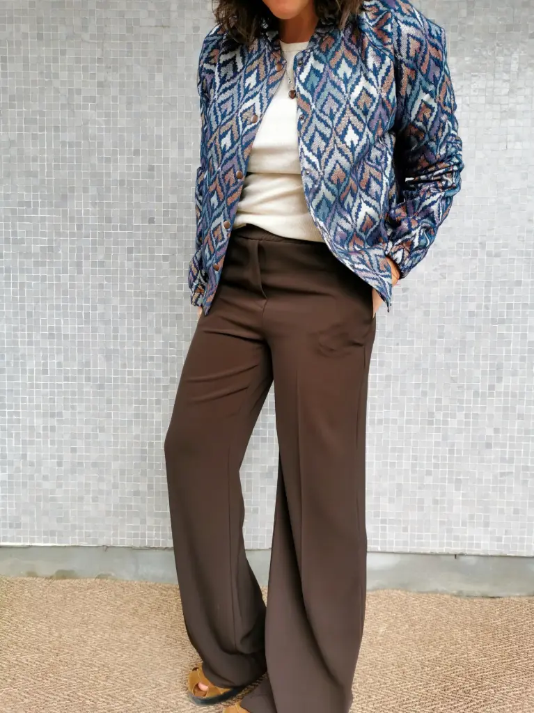 PANTALON GROSSETO BRUN