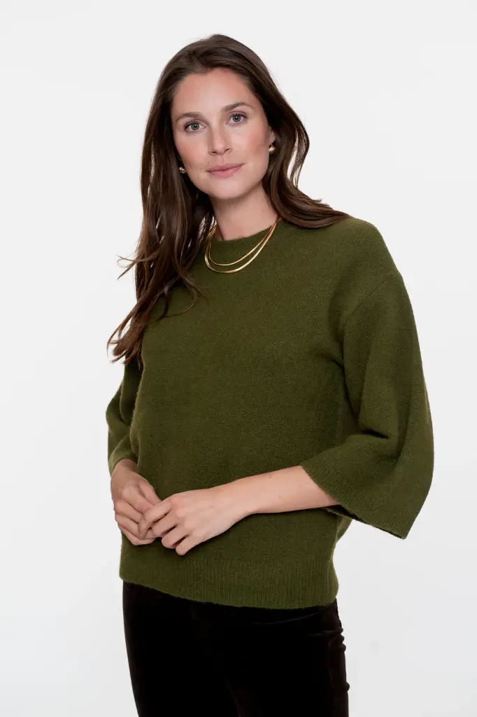 PULL MANCHE 3/4 FORET