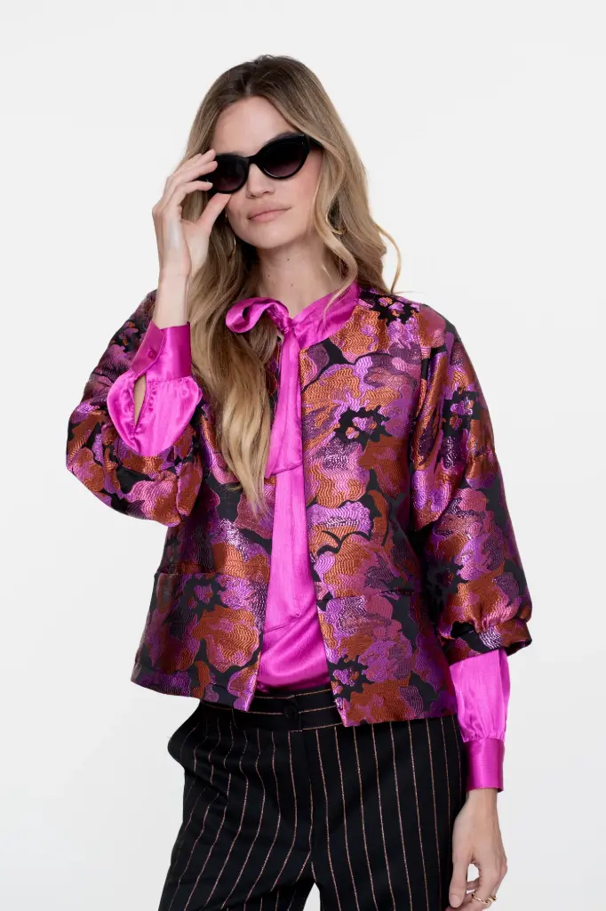 VESTE PURPLE BRILLANTE