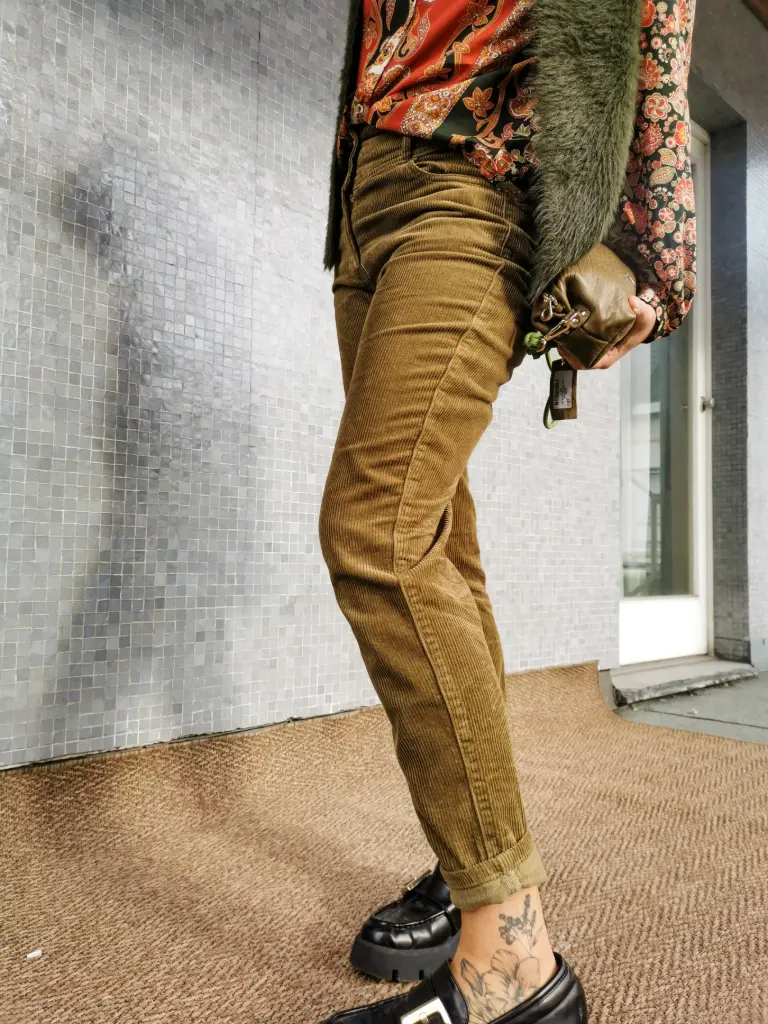 PANTALON EDDY OLIVE 