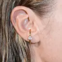 BOUCLE SOLIT HUG STUD GD