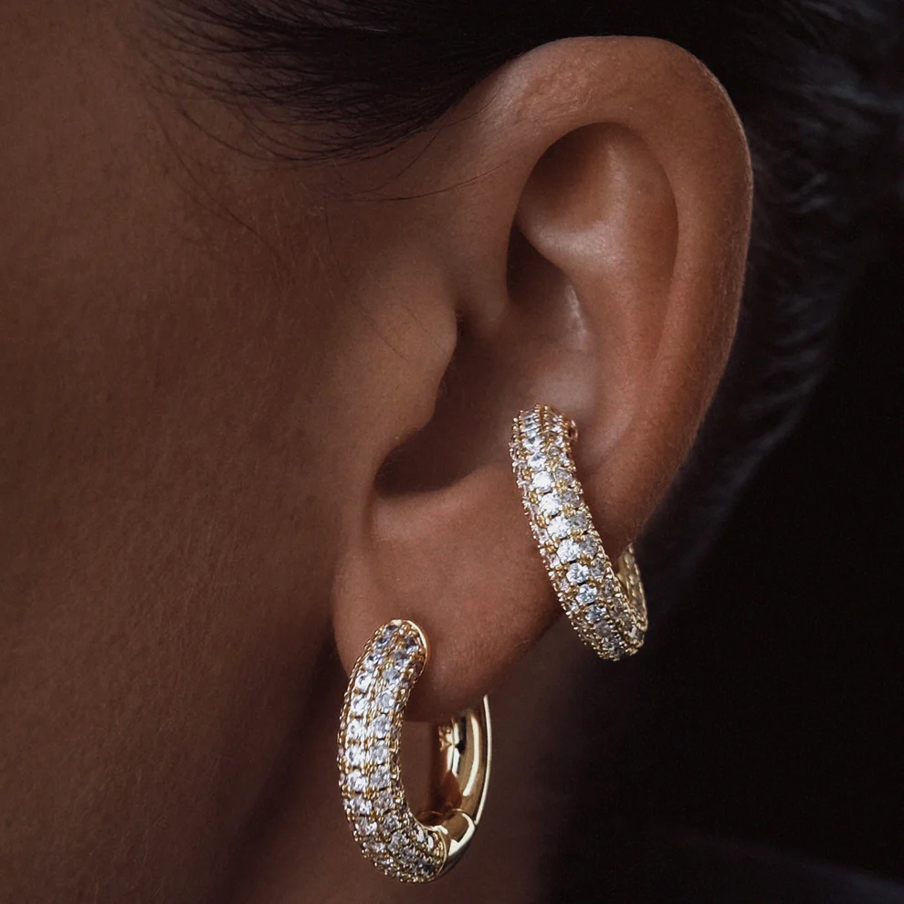 BOUCLE CHUNKY DIAM KOS CUFF GD