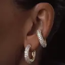 BOUCLE CHUNKY DIAM KOS CUFF GD