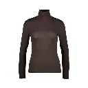 T-SHIRT COL ROULE GLENDALE CHOCO