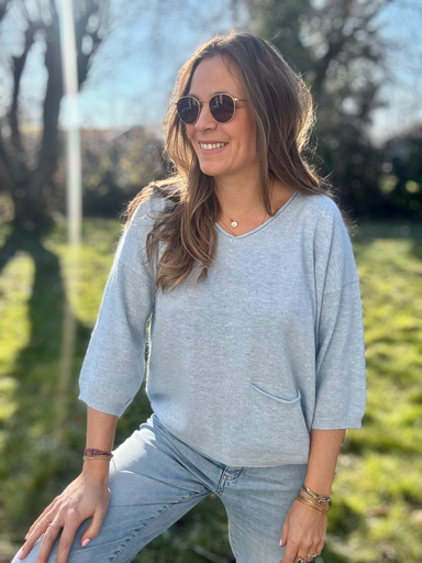 PULL IDA BLEU CIEL