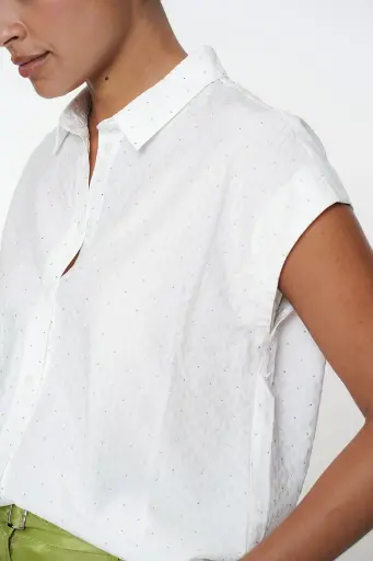 BLOUSE STRASS