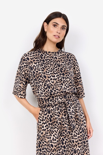 PULL LEOPARD MANCHES COURTE OPHIA