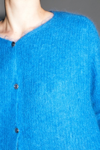 CARDIGAN BABY ALPAGA BLEU ROI