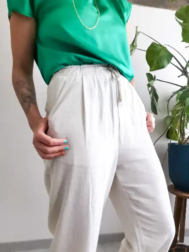 PANTALON CREME 
