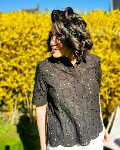 CHEMISIER BRODERIE