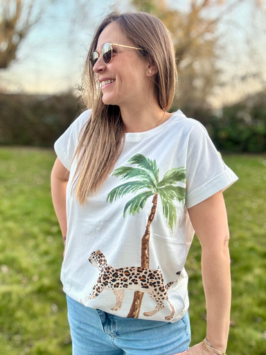 TEE SHIRT  PALM TREE