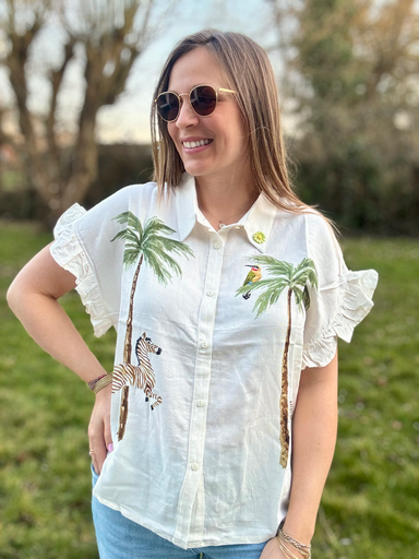 CHEMISE PALM TREE