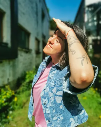 VESTE SELIA DENIM FLOWER