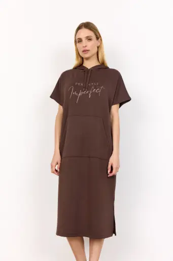 ROBE A CAPUCHE BANU MARRON