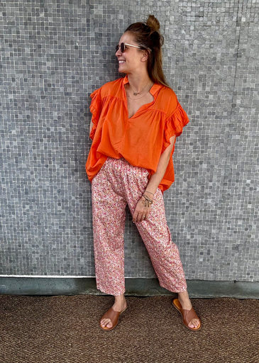 PANTALON MAGIQUE FLEURI 