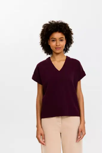 TEE-SHIRT SABA BORDEAU