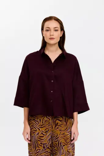CHEMISE SELALONG BORDEAU